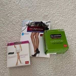 No-nonsense Silk Reflections Panty Hose Lot